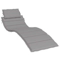Vidaxl lounger cushion 186x58x4 cm oxford fabric gray