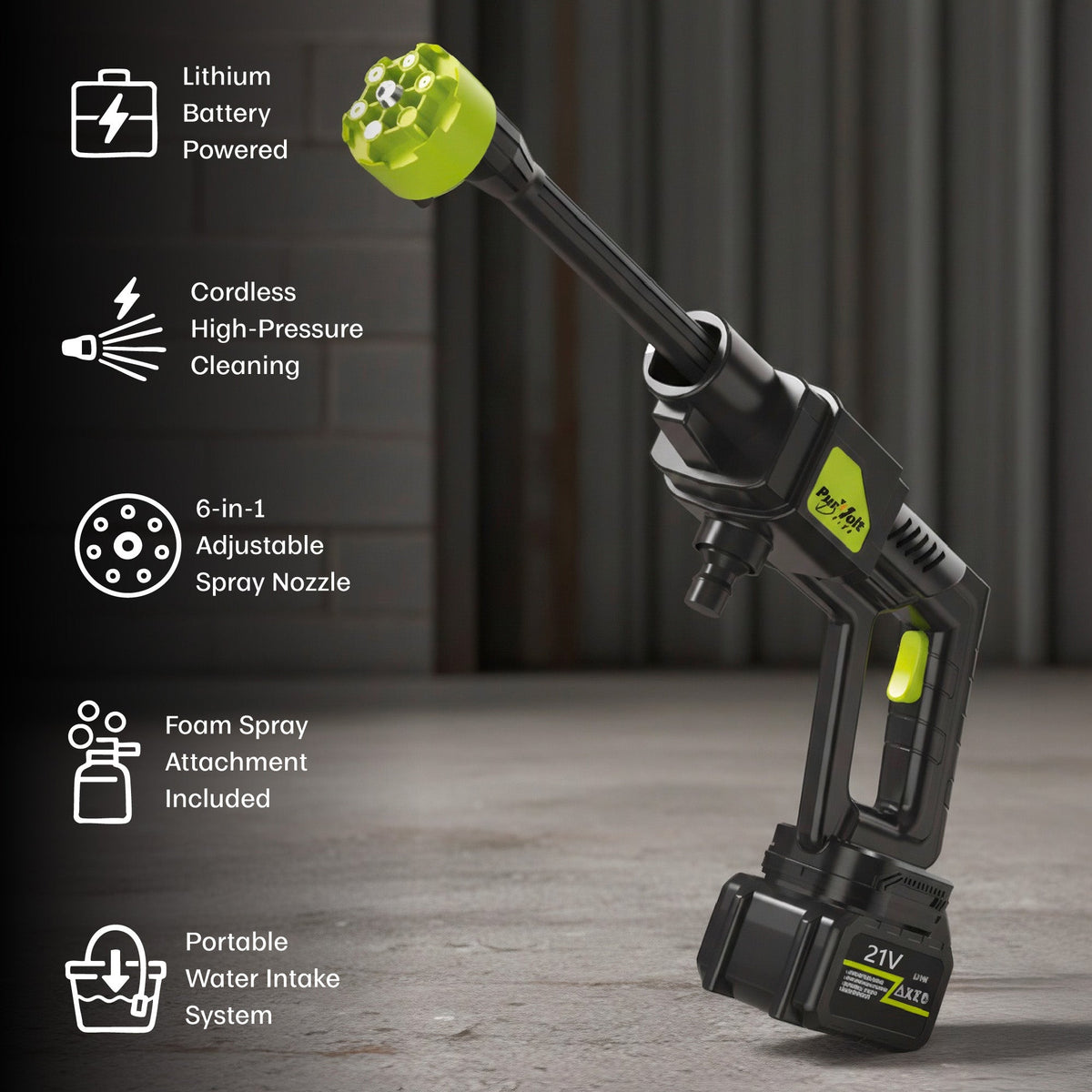Pro Cleaning System: Cordless Pressure Washer & Rechargeable Power Scrubber