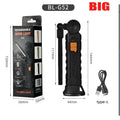 COB LED Work Light Dimmable USB Rechargeable LED Flashlight Inspection Lamp With Magnetic Hook Power Bank 18650 Battery Torch