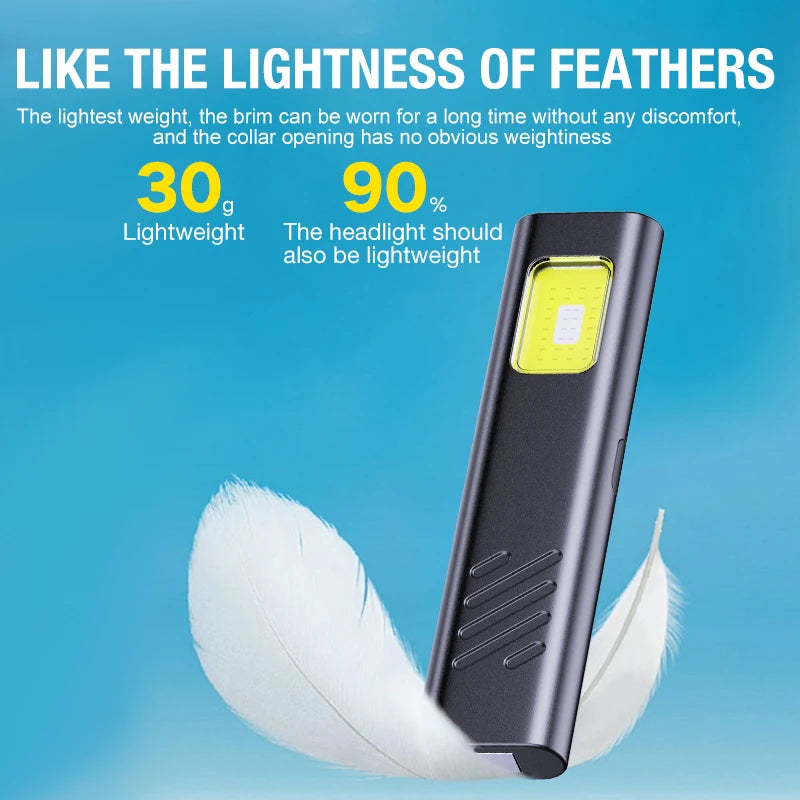 New Magnetic Dual Light Source Cob Work Light for Car Maintenance, Handheld Strong Magnetic Ultra Bright Emergency Repair Light