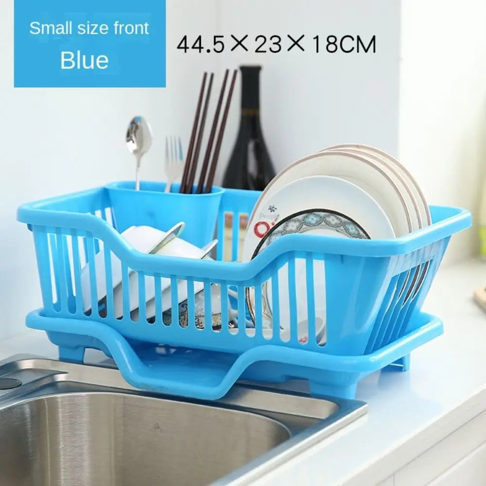 Kitchen Chopsticks Spoons Organizer Countertop Dinnerware Drain Board Storage Rack Dish Drying Rack Utensils Drainer Rack