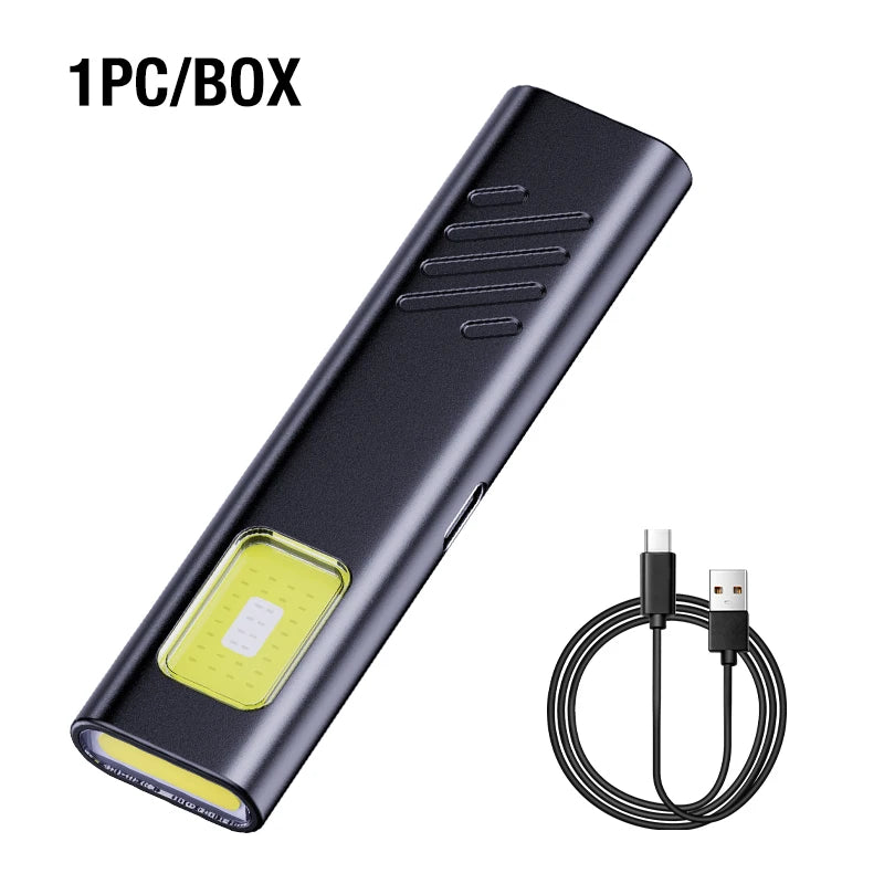 New Magnetic Dual Light Source Cob Work Light for Car Maintenance, Handheld Strong Magnetic Ultra Bright Emergency Repair Light