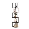 Corner Floor Bookshelf Display Rack